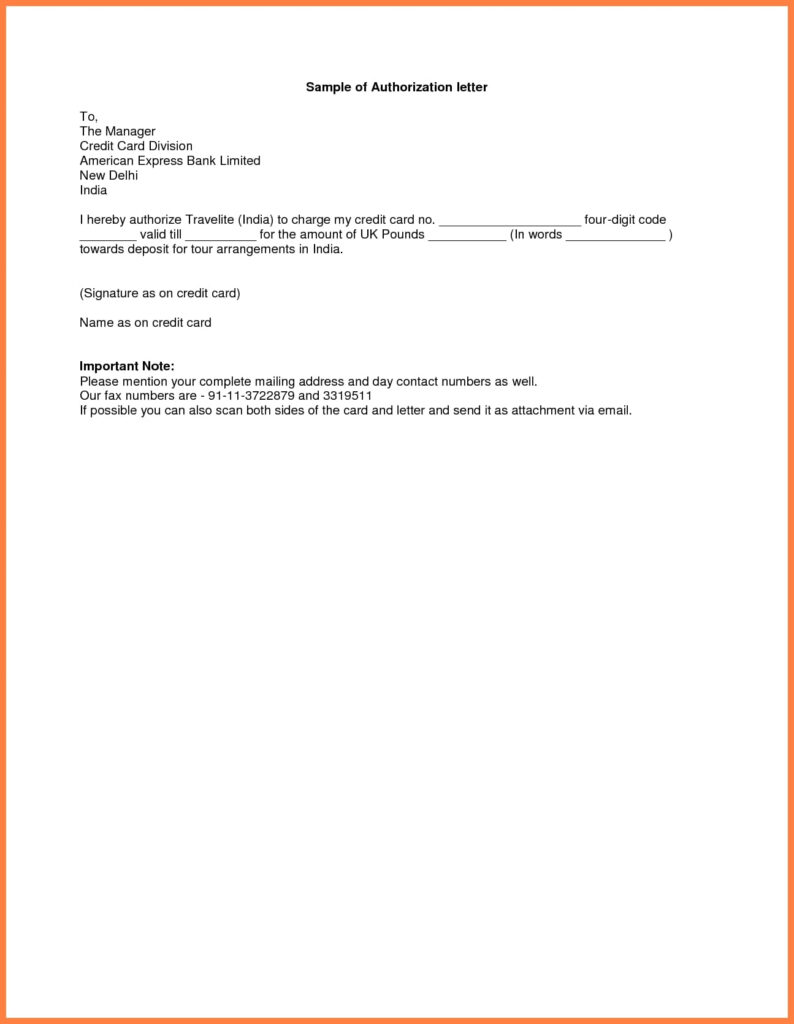 9 Personal Authorization Letter Examples PDF Examples