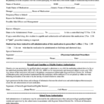 Authorization For Medication Administration By School Personnel Form