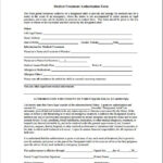 Authorization For Minor s Medical Treatment Medical Consent Form