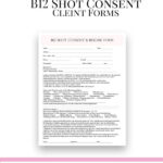 B12 Shot Consent Form Beauty Salon Solution Consent Forms Facial