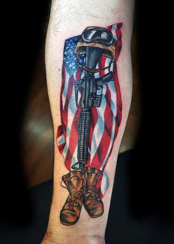 Badass Patriotic Tattoos KLYKER COM