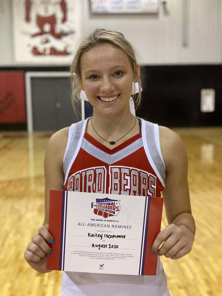 Baird Independent School District Cheer Awards 2020