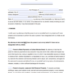 Best 5 Power Of Attorney Form Format Sample Template You Calendars