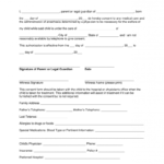 Child Care Authorization Form Template Authorization Letter