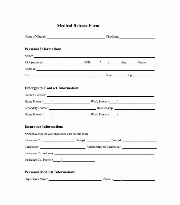 Child Medical Consent Form Template Awesome Free Medical Consent Form 