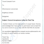 Consent Letter Format Sample And How To Write A Consent Letter For