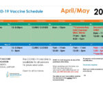 COVID 19 Vaccination Schedule 26 April 8 May 2021 Health Services