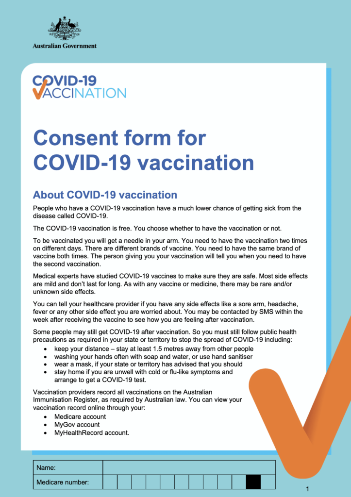 COVID 19 Vaccine Information Blackbutt Doctors Surgery