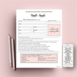 Eyelash Extension Forms Client Consent Form Client Etsy Eyelash