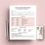 Facial Consultation Form Facial Forms Esthetician Consent Forms