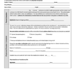 Fillable Medication Authorization Form Printable Pdf Download