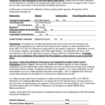 Fillable Travel Consent health Form With Medication Addendum To Travel