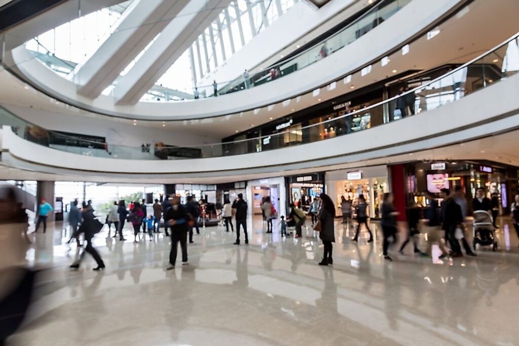 First Shopping Malls In The United States WorldAtlas