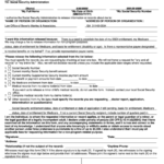 Form Ssa 3288 Consent For Release Of Information Printable Pdf Download