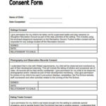 FREE 10 School Consent Form Samples Templates In MS Word PDF