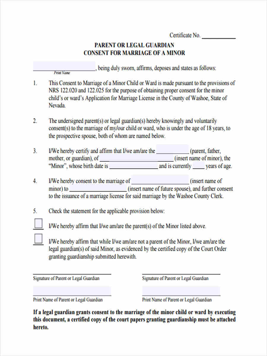 FREE 11 Parental Consent Forms In PDF Ms Word Excel