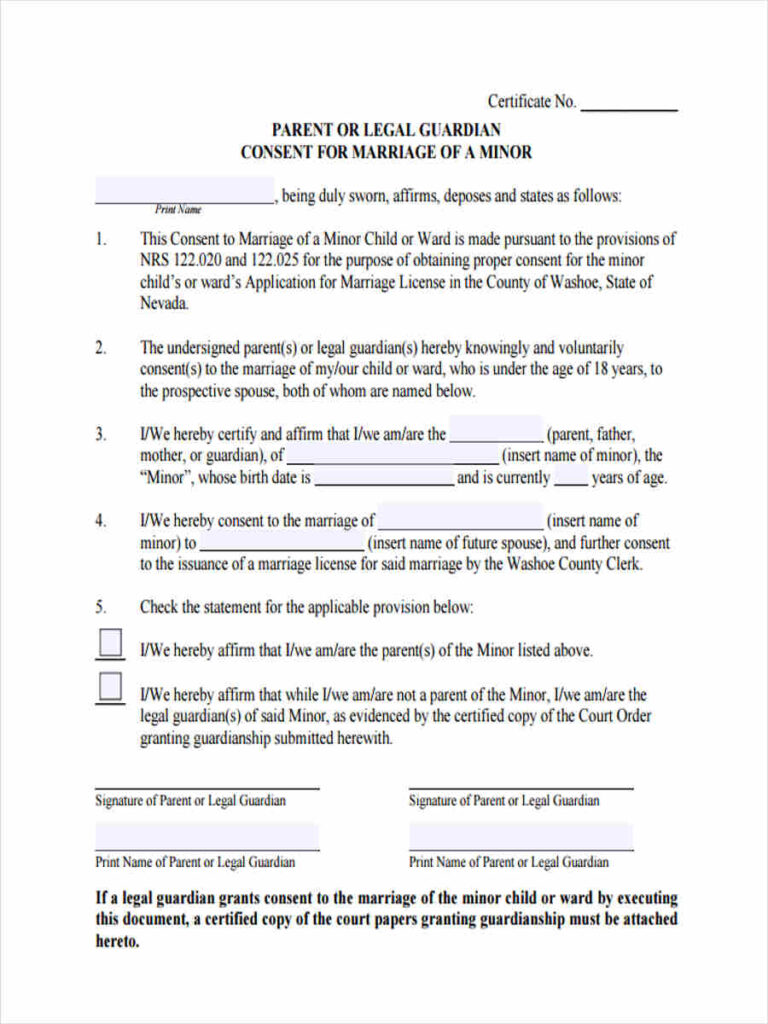 FREE 11 Parental Consent Forms In PDF Ms Word Excel