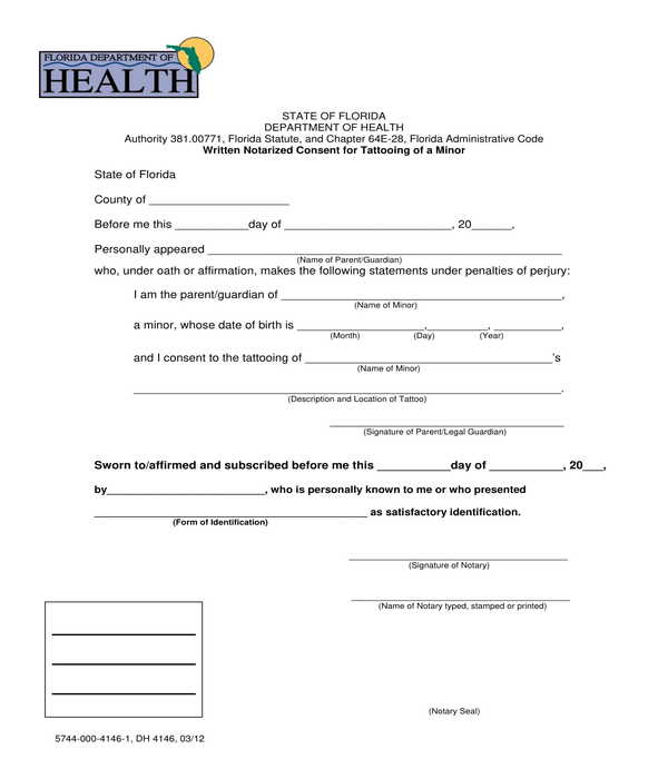 FREE 12 Tattoo Consent Forms In PDF