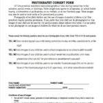 FREE 13 Photography Consent Forms In PDF Ms Word