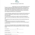 FREE 14 Massage Consent Forms In PDF Ms Word