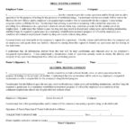 FREE 15 Drug Testing Consent Forms In PDF MS Word