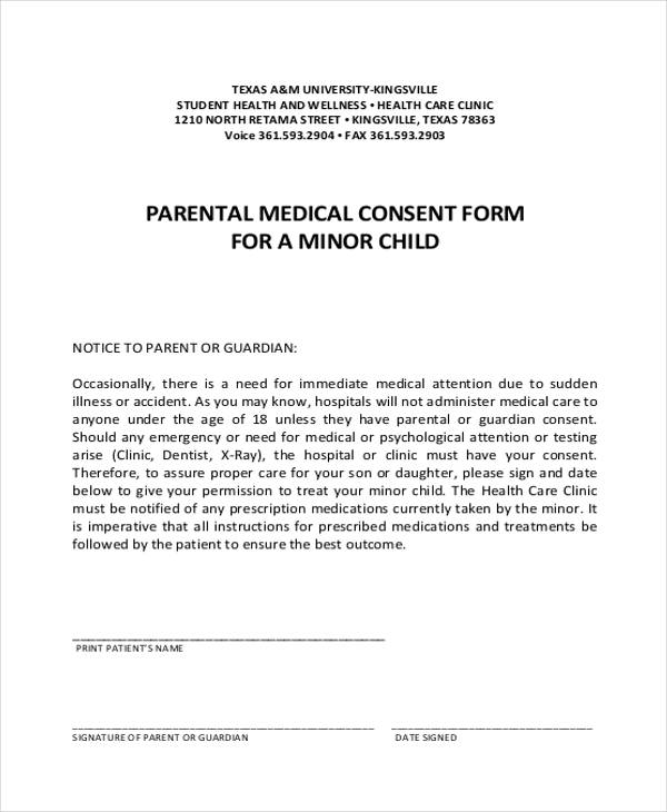 FREE 20 Medical Consent Forms In PDF Ms Word