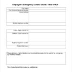 FREE 32 Emergency Contact Forms In PDF Excel MS Word