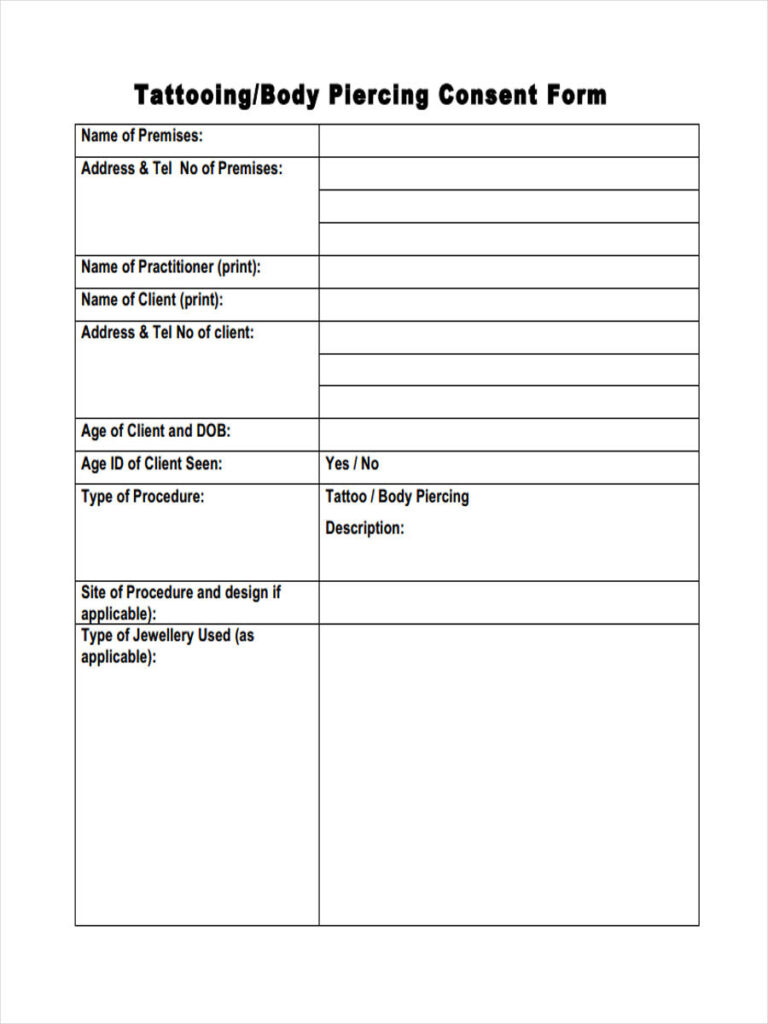 FREE 34 Consent Form Formats In PDF MS Word Excel