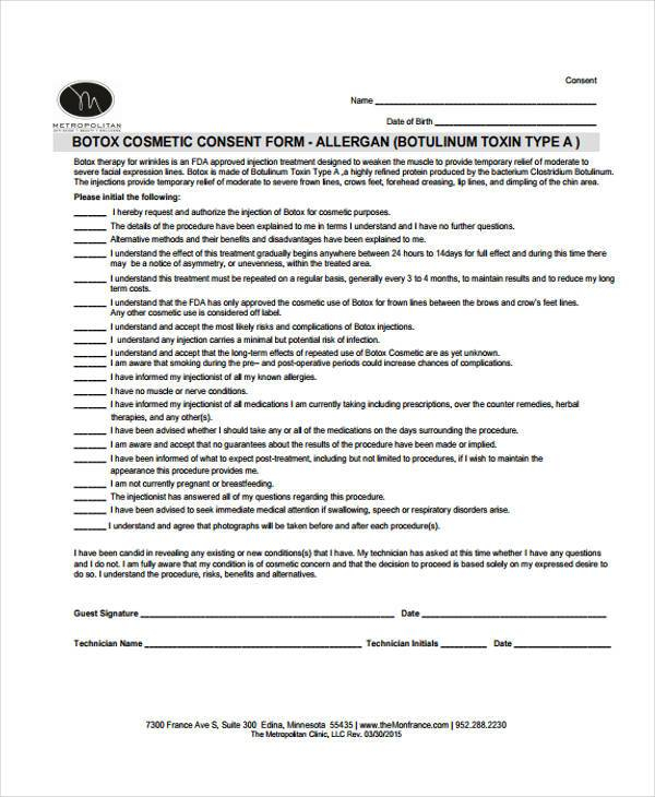 FREE 40 Sample Consent Forms In PDF