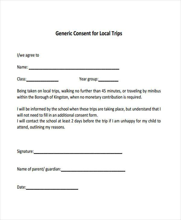 FREE 40 Sample Consent Forms In PDF