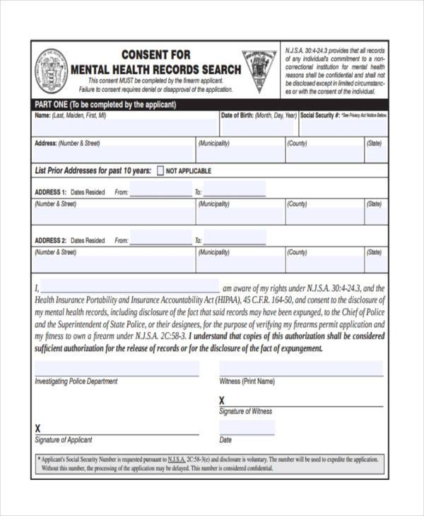 FREE 42 Consent Form Samples In PDF MS Word Excel