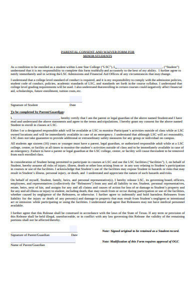 FREE 43 Sample Parental Consent Forms In PDF Ms Word