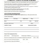 FREE 51 Volunteer Forms In PDF MS Word Excel