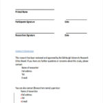 FREE 6 Research Consent Forms In PDF MS Word