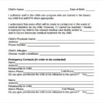 FREE 8 Child Medical Consent Forms In PDF