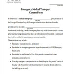 FREE 8 Sample Emergency Consent Forms In PDF Ms Word