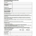 FREE 8 Sample Photography Consent Forms In PDF MS Word