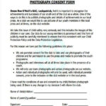 FREE 8 Sample Photography Consent Forms In PDF MS Word