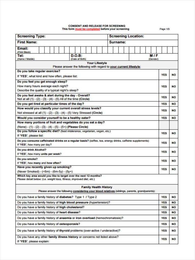 FREE 9 Check Consent Forms In MS Word PDF