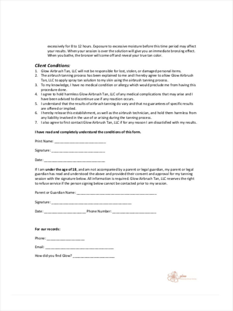 FREE 9 Client Consent Forms In PDF Ms Word