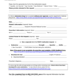 Free Maryland Medicaid Prior Rx Authorization Form PDF EForms