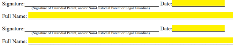 Free Minor Child Travel Consent Form PDF