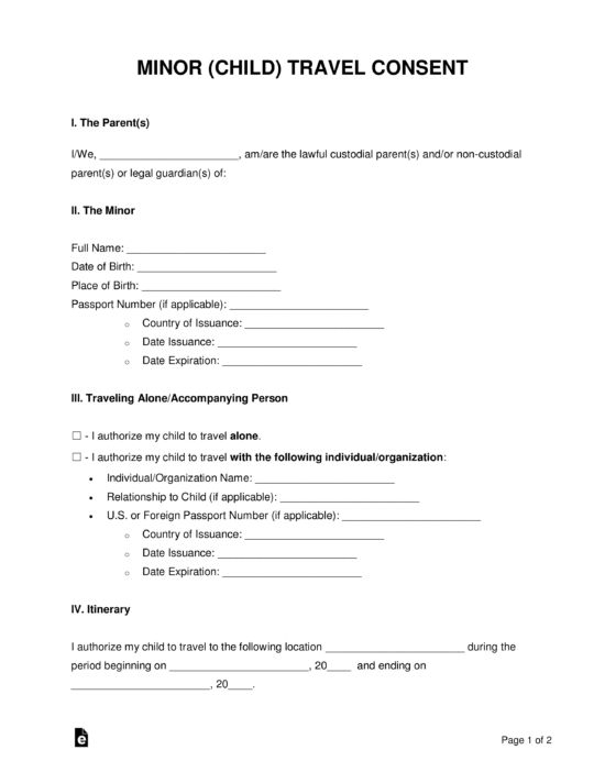 Vfs Consent Form For Minors 2022 Printable Consent Form 2022 8662