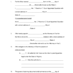 Free Virginia Minor Child Power Of Attorney Form Word PDF EForms