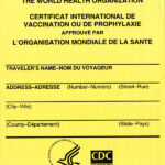 International Certificate Of Vaccination Or Prophylaxis As Approved By