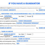 JAPAN VISA APPLICATION FORM Sample How To Fill It Out The Poor