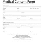 Medical Consent Form 09 Consent Forms Medical Consent Form Children