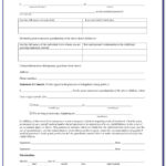 Medical Consent Form For Child On Vacation Form Resume Examples