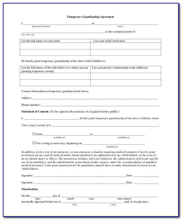 Medical Consent Form For Child On Vacation Form Resume Examples 