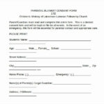 Medical Consent Form Template Free New Sample Child Medical Consent